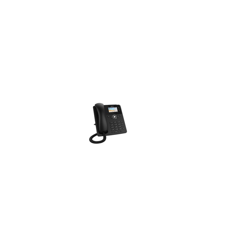 Snom Technology Snom D717 Black PoE OR 5VDC/4P4C+ HAC USB IN