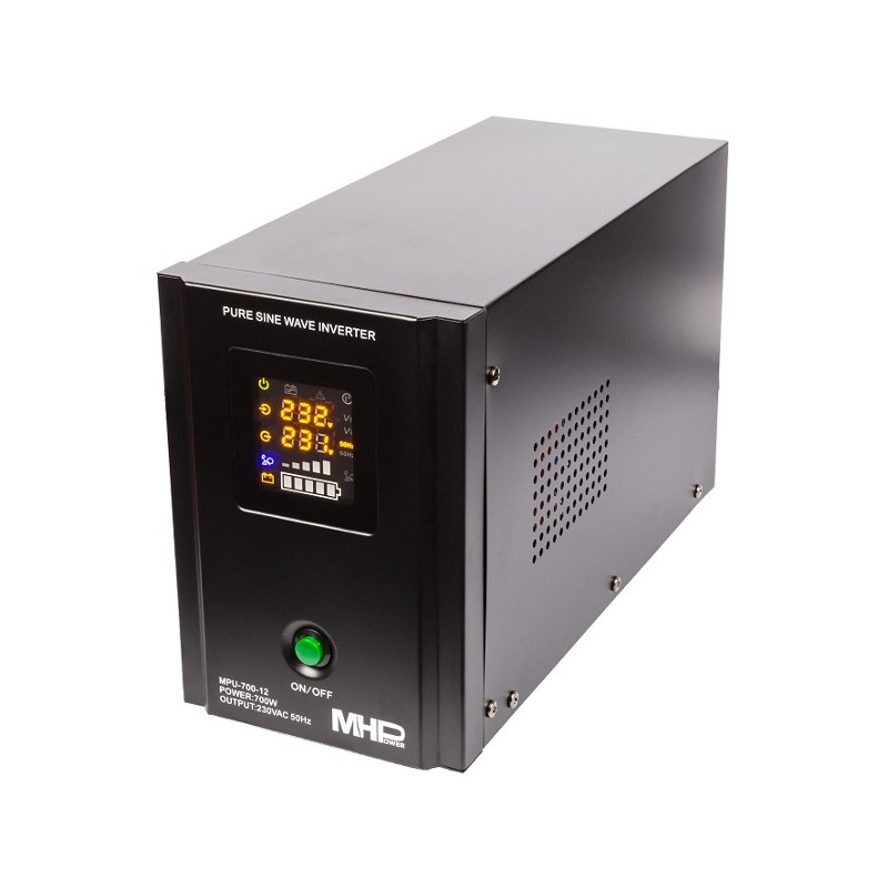 Záložní zdroj MHPower MPU700-12,UPS,700W, čistá sinus