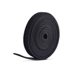 Startech 228M Klettbandrolle Schwarz/Loop Cable Tie - 0.5IN Wide