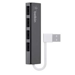 USB 2.0 HUB 1: 4/SLIM PASSIVE BLACK