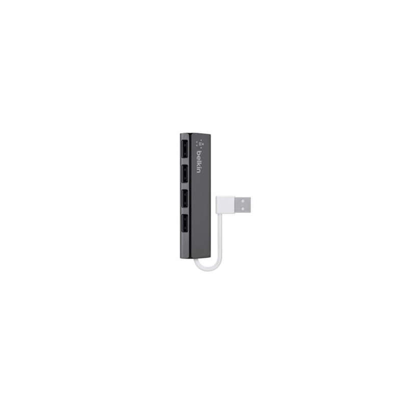 USB 2.0 HUB 1: 4/SLIM PASSIVE BLACK
