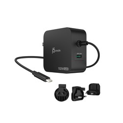 102W GAN PD USB-C 2-PORT/CHARGER CHANGEABLE AC PLUGS