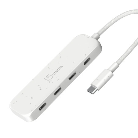 ECO-FRIENDLY USB-C TO 4-PORT/TYPE-C GEN 2 HUB JCH345EWN