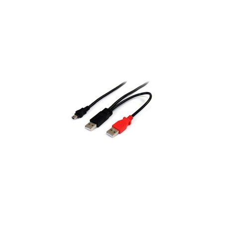 Startech 6FT USB Y Cable For Hard Drive/.