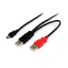 Startech 6FT USB Y Cable For Hard Drive/.