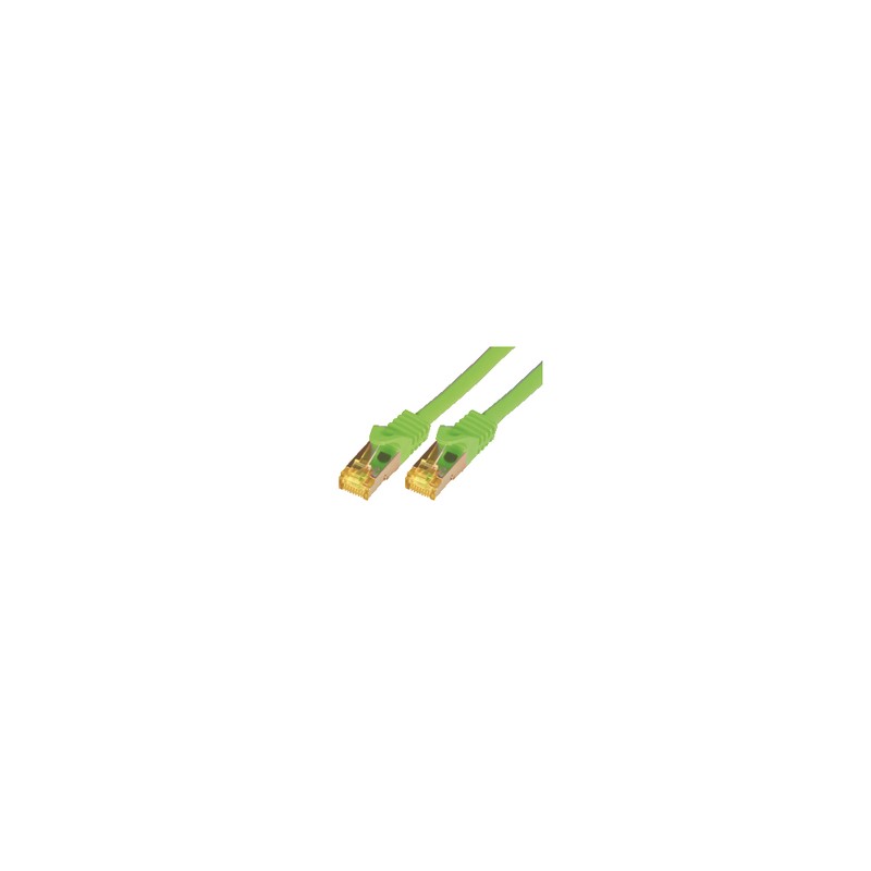 CAT7 SFTP RJ45 LSZH 2M GREEN/10GBIT RAW PATCH CABLE