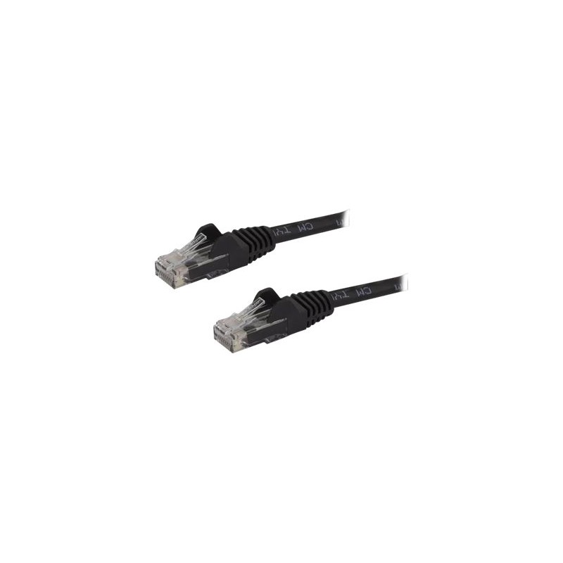 Startech 7.5 M CAT6 Cable - Black/Snagless - 24 AWG Copper Wire