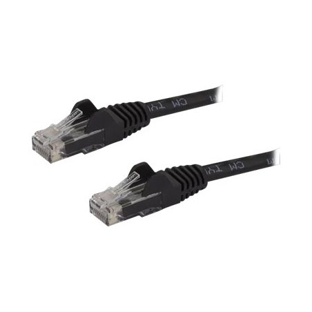 Startech 7.5 M CAT6 Cable - Black/Snagless - 24 AWG Copper Wire