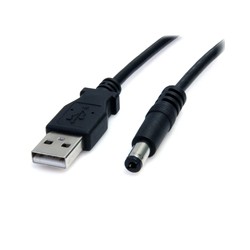 2M USB TO TYPE M BARREL CABLE/.