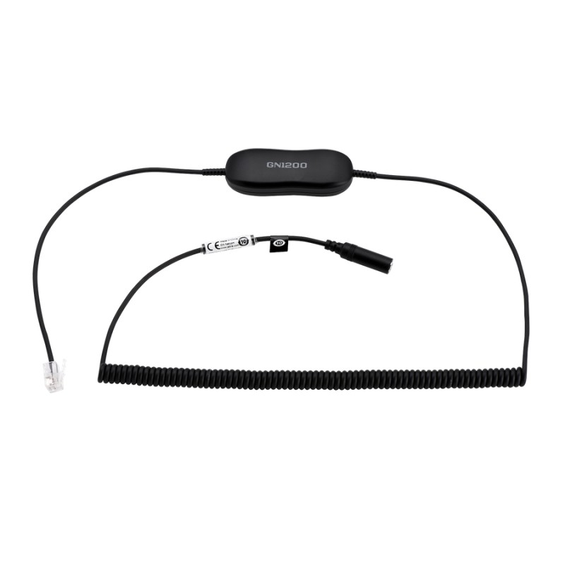 Desk Phone Cable Jabra Evolve/RJ9 TO 3.5 MM Jack Conv. CABLE2M