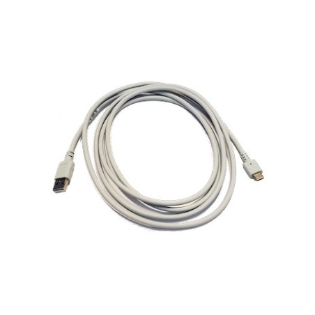 CS6080 Cordless Cradle Cable: USB-C (Cradle) to USB-A (Host) Cable 7ft. (2.1m), Straight - HC White