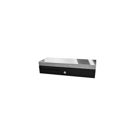 APG Flip Lid Cash Drawer SS Front/Black 460X170X100 RJ11 Cable