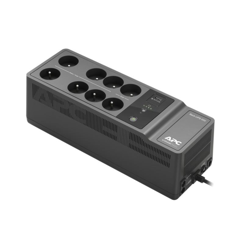 APC Back-UPS 650VA, 230V, 1USB charging port (400W) - CZ zásuvka