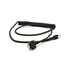 CABLE - SHIELDED USB: SERIES A LOCKING CONNECTOR FOR VC70, 12', COILED, -30C CBAUF2C12ZAR