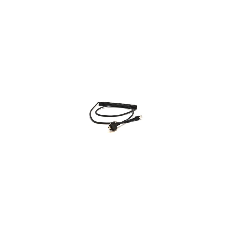 CABLE - SHIELDED USB: SERIES A LOCKING CONNECTOR FOR VC70, 12', COILED, -30C CBAUF2C12ZAR