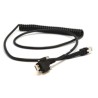 CABLE - SHIELDED USB: SERIES A LOCKING CONNECTOR FOR VC70, 12', COILED, -30C CBAUF2C12ZAR