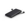 Belkin Power Bank 10K Inc USB-C/And Lightning Cables Black