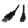 Startech 2M Down Angle Micro USB Cable/.