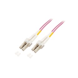 3M LWL JUMPER OM4 LC-LC/50/125 LSZH DUPLEX VIOLET