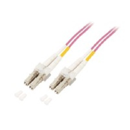 Mcab 3M LWL Jumper OM4 LC-LC/50/125 LSZH Duplex Violet