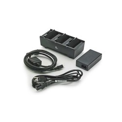 3 Slot Battery Charger ZQ300 Series includes power supply and EU power cord