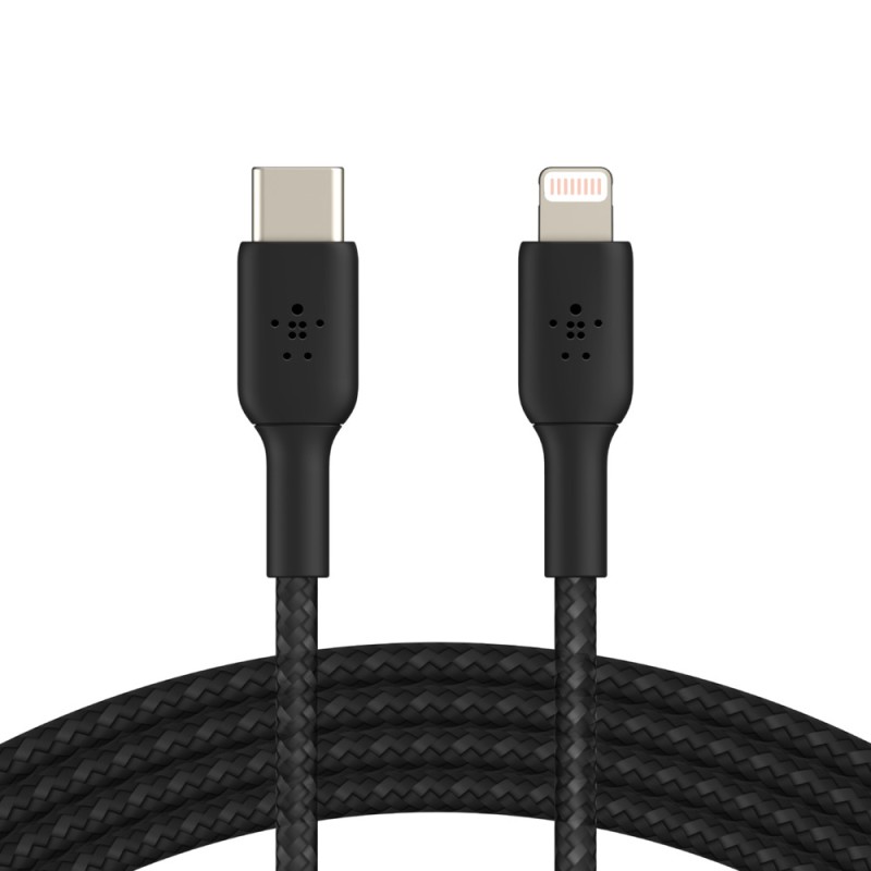 Belkin Lightning/USB-C Cable/MFi 2M Black