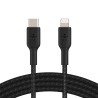 Belkin Lightning/USB-C Cable/MFi 2M Black