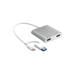 USB-C TO DUAL HDMI/MULTI-MONITOR ADAPTER
