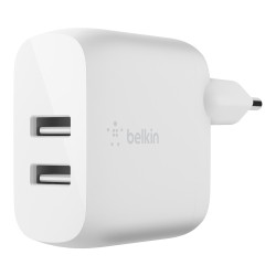 Belkin Dual USB-A Charger/24W White