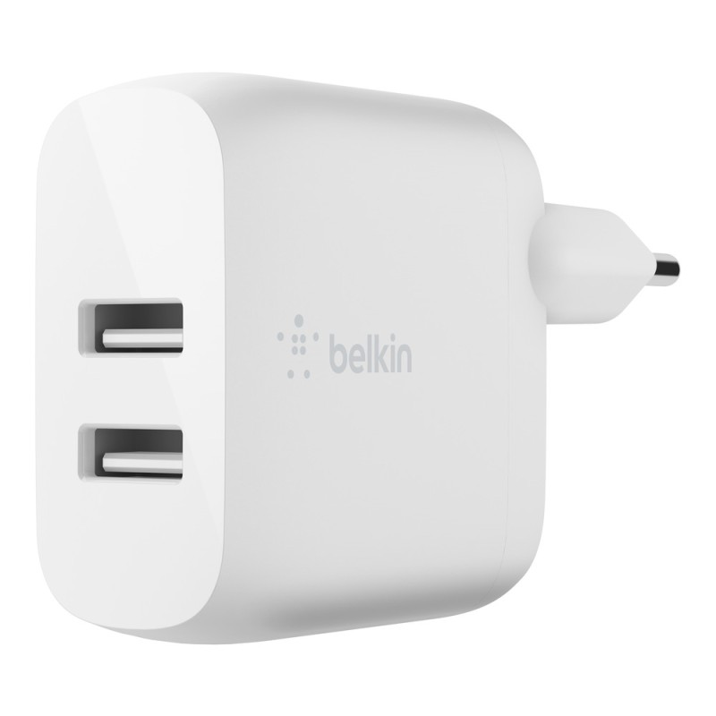 Belkin Dual USB-A Charger/24W White