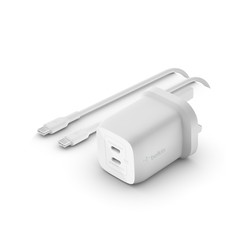 BELKIN 65W DUAL USB C GAN/CHARGER 2M C C 100W CABLE