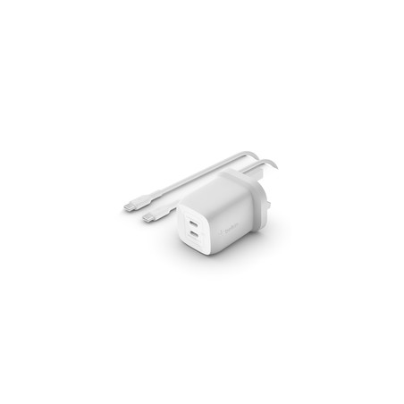 BELKIN 65W DUAL USB C GAN/CHARGER 2M C C 100W CABLE