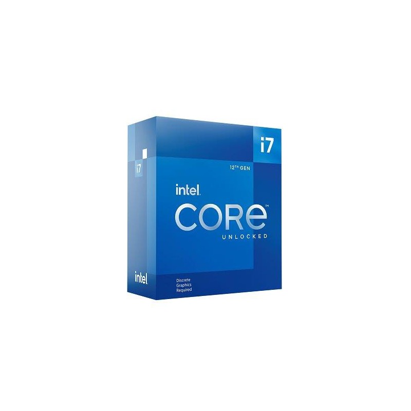 CPU INTEL Core i7-12700KF, 3.60GHz, 25MB L3 LGA1700, BOX (bez chladiče, bez VGA)