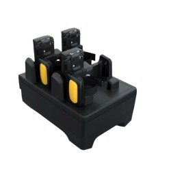 Zebra RS5100 4-Slot Ring Scanner Charger, Allows Charging OF 4 RS5100 Ring Scanners. Requires PWR-BGA12V50W0WW, DC Cable