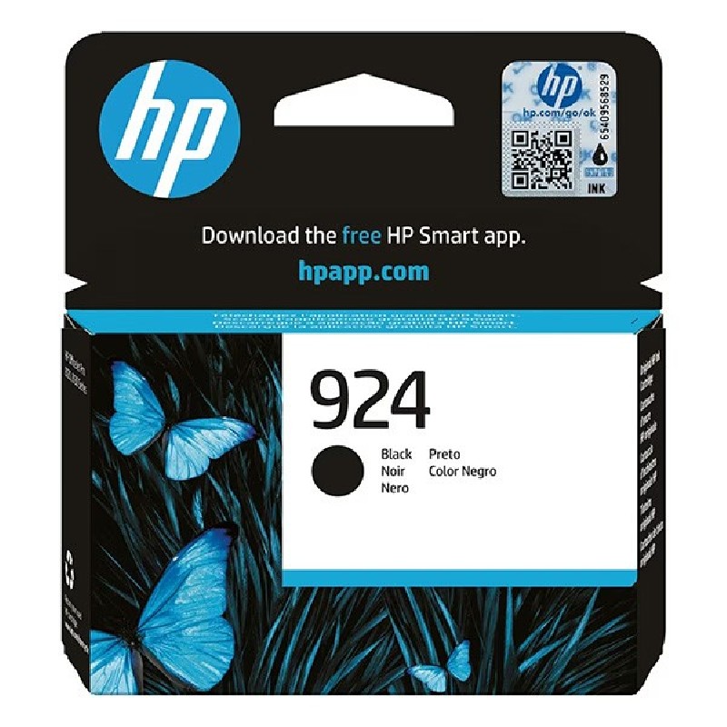 HP 924 BlackOriginal Ink Cartridge (500 pages)