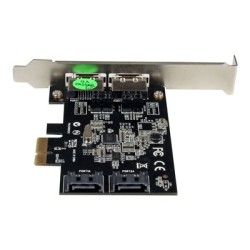 Startech 2X PCIe SATA III eSATA Card/.