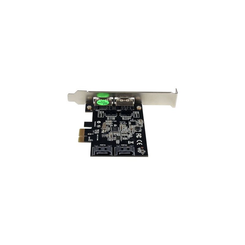 Startech 2X PCIe SATA III eSATA Card/.