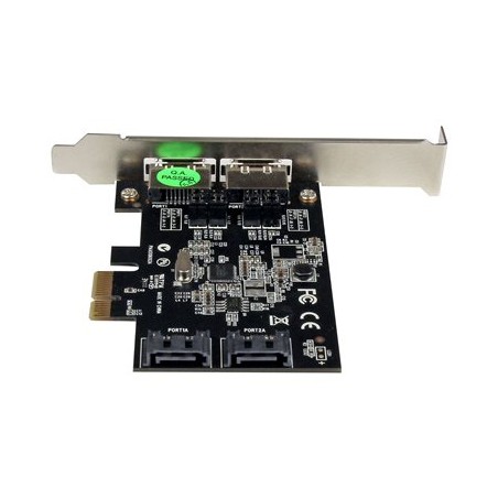 Startech 2X PCIe SATA III eSATA Card/.