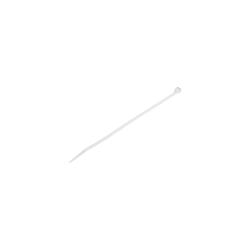 Startech 100 Pack 8 Cable Ties -White/Nylon Zip Tie Wraps UL TAA