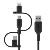Belkin Boost Charge Univ Charg Cable/Light/Micro-USB/USB-C TO-A 1M BL