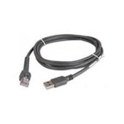Zebra Cable - RS232: DB9 Female Connector, 7 FT. (2M) Straight, TXD ON 2 (Requires 12V Power Supply)
