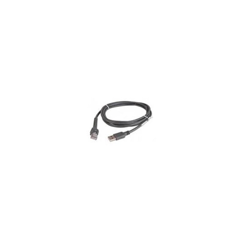 Zebra Cable - RS232: DB9 Female Connector, 7 FT. (2M) Straight, TXD ON 2 (Requires 12V Power Supply)