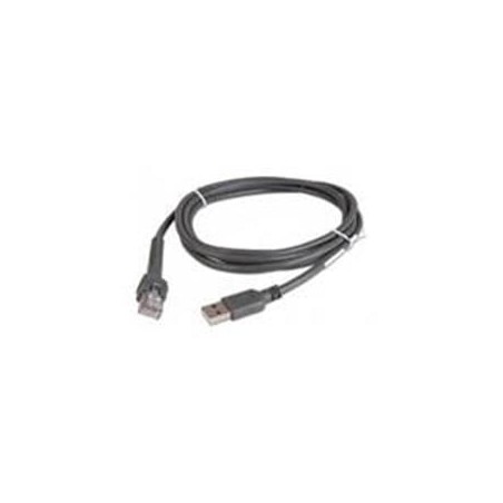 Zebra Cable - RS232: DB9 Female Connector, 7 FT. (2M) Straight, TXD ON 2 (Requires 12V Power Supply)