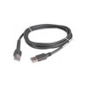Zebra Cable - RS232: DB9 Female Connector, 7 FT. (2M) Straight, TXD ON 2 (Requires 12V Power Supply)