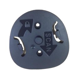 Zebra Bracket: Locking Mount, DS9308 (Midnight Black)
