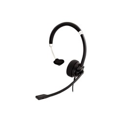 DELUXE MONO HEADSET W/MIC/VOL CTRL 1.8M 3.5MM BLK IN