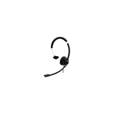 DELUXE MONO HEADSET W/MIC/VOL CTRL 1.8M 3.5MM BLK IN