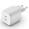 Belkin 45W Dual USB-C GaN/Ladegeraet Mit Power Deliver