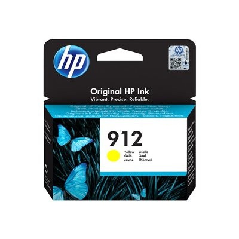 HP 912 Yellow Original Ink Cartridge (315 pages)