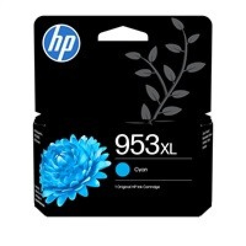 HP 953XL High Yield Cyan Original Ink Cartridge (1,600 pages)
